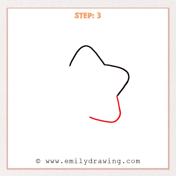 how to draw a cartoon stars - Step 3